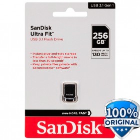 Sandisk Ultra Fit USB 3.1 Flashdisk 256GB - SDCZ430 - Black