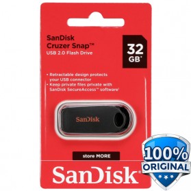 SanDisk Cruzer Snap USB Flashdisk 32GB - SDCZ62-032G
