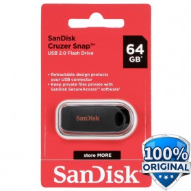 SanDisk Cruzer Snap USB Flashdisk 64GB - SDCZ62-064G - 1