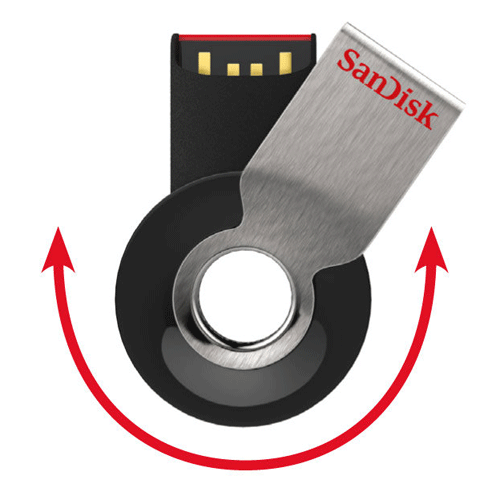 Sandisk Cruzer Orbit USB Flash Drive SDCZ58-016G - 16GB 