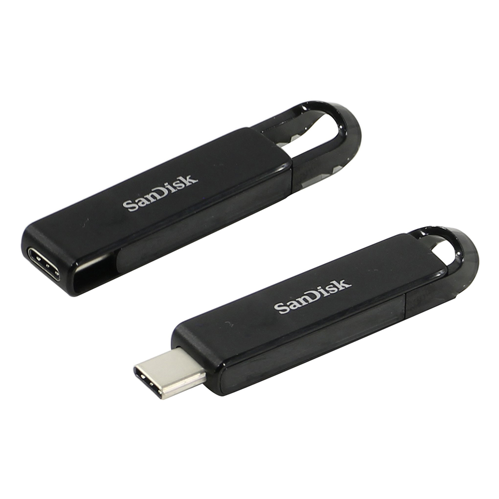 SanDisk Ultra USB Type C 3.1 Flashdisk 128GB - SDCZ460 - Black