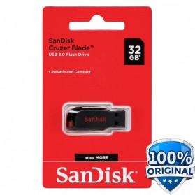SanDisk Cruzer Blade USB Flash Drive 32GB (SDCZ50-032G) - 1