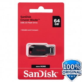 Laptop / Notebook - SanDisk Cruzer Blade USB Flash Drive 64GB (SDCZ50-064G-E11)