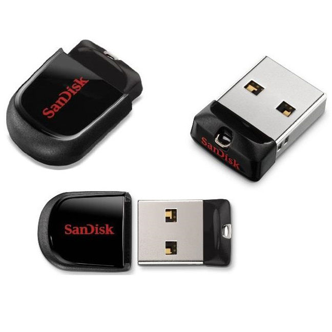 ... SanDisk Cruzer Fit USB Flash Drive CZ33 - 64GB - 4 ...
