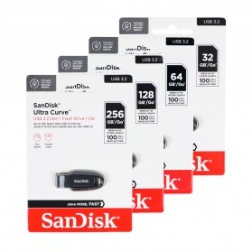 SanDisk Ultra Curve Flashdisk USB 3.2 32GB - SDCZ550 - Black - 5