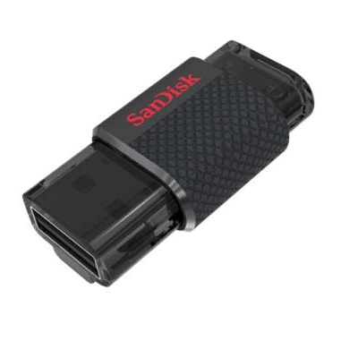 SanDisk Ultra Dual USB Drive 16GB - SDDD-016G - Black 