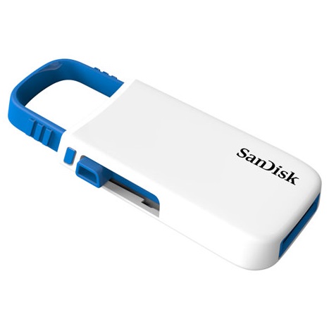 SanDisk Cruzer U USB Flash Drive 8GB - SDCZ59-008G - White 