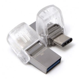 Kingston DataTraveler microDuo 3C USB Type-C & USB 3.1 - 32GB - Silver - 4