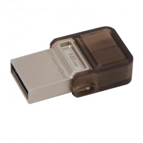 Kingston DataTraveler MicroDuo USB 2.0 Micro USB OTG 16GB - DTDUO/16GB - Bronze - 1