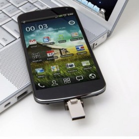 Kingston DataTraveler MicroDuo USB 2.0 Micro USB OTG 16GB - DTDUO/16GB - Bronze - 3