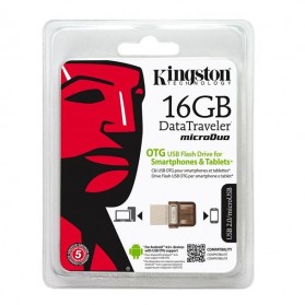 Kingston DataTraveler MicroDuo USB 2.0 Micro USB OTG 16GB - DTDUO/16GB - Bronze - 5