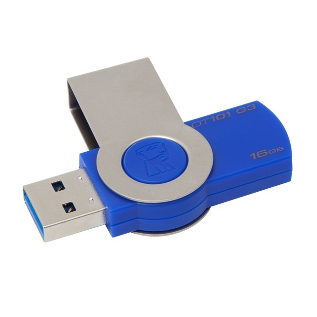 Kingston DataTraveler USB 3.0 16GB - DT101G3/16G - Blue Kingston DataTraveler USB 3.0 16GB - DT101G3/16G - Blue