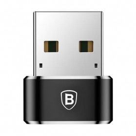 Baseus USB Type C Female to USB Adapter - CAAOTG-01 - Black - 3