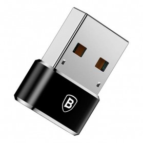 Baseus USB Type C Female to USB Adapter - CAAOTG-01 - Black - 4