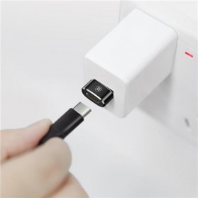 Baseus USB Type C Female to USB Adapter - CAAOTG-01 - Black - 7