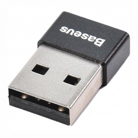 Baseus Exquisite USB Dongle Male to Type-C Female Adapter Converter 2.4A - CATJQ-A01 - Black