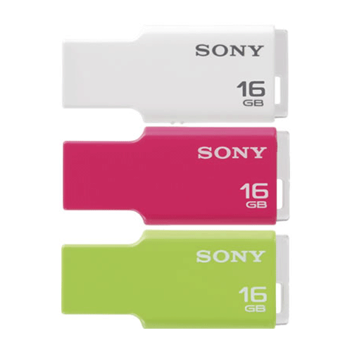 Sony USM16GM MicroVault TINY Series USB Flash Drive - 16GB 