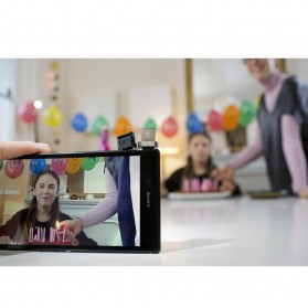 Sony USM32SA1 MicroVault USB Flash Drive OTG - 32GB - Black - 6