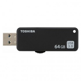 Laptop / Notebook - Toshiba Yamabiko USB 3.0 Flashdisk 64GB - THN-U365K0640C4 - Black