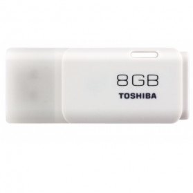 Toshiba Hayabusa USB Flash Drive 8GB - THN-U202W0080 (BULK PACKING) - White - 1