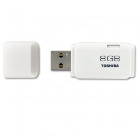 Toshiba Hayabusa USB Flash Drive 8GB - THN-U202W0080 (BULK PACKING) - White - 2