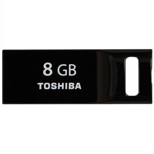Toshiba Suruga Mini USB Flash Drive 8GB - USRG-008 - Black 
