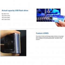 American Express Credit Card USB 2.0 Flash Drive - 16GB - 6