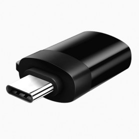Robotsky USB Female to USB Type C OTG Adaptor - US154 - Black - 2