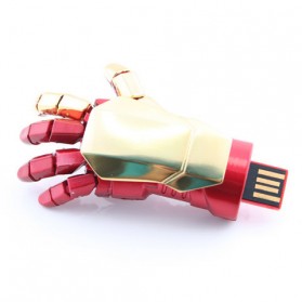 Iron Man Gloves USB 2.0 Flashdisk - 16GB - Red - 1