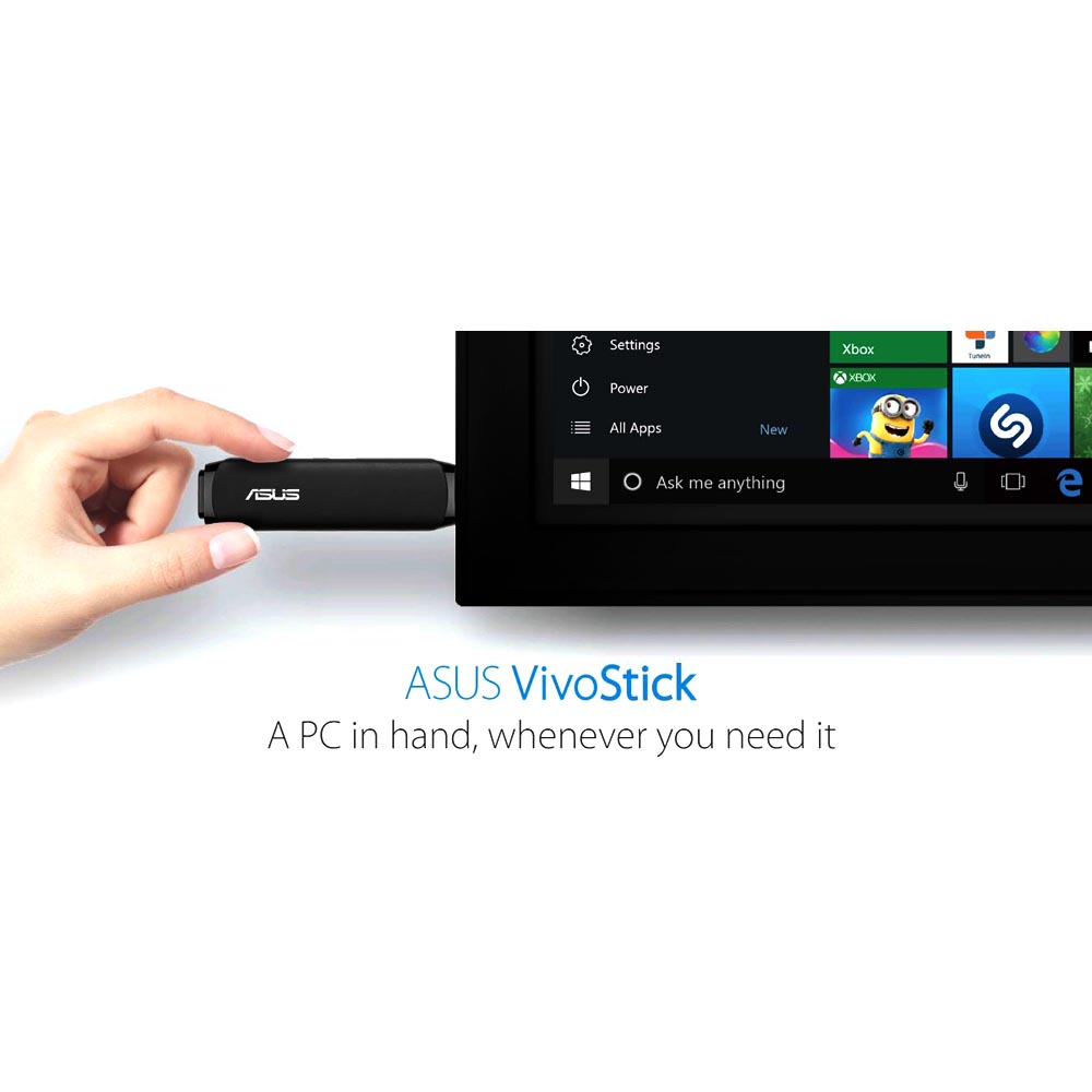 Asus Vivostick Mini Pc Stick 2gb 32gb Windows 10 Ts10 Black Jakartanotebook Com