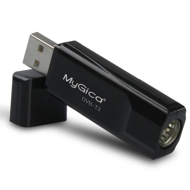 MyGica USB DVB-T2 TV Stick - T230 - Black 