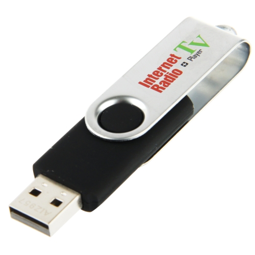 USB Worldwide Radio & TV Player Black