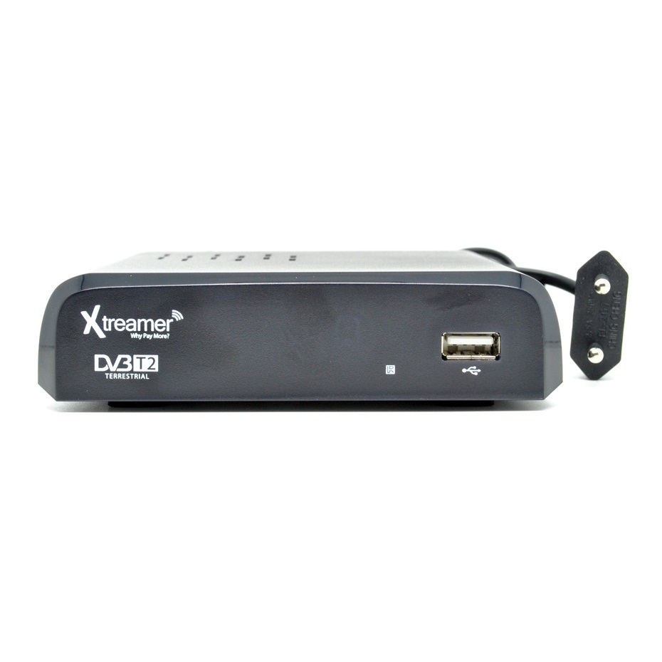 Xtreamer Set Top Box DVBT2 BIEN 2 and Media Player Black