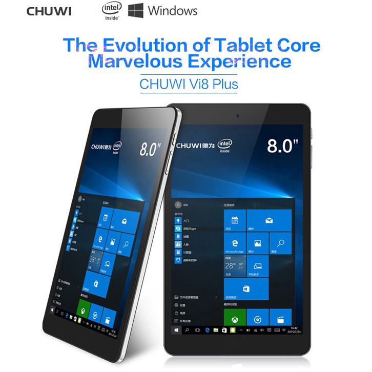 Chuwi VI8 Plus Dual OS Windows 10 Android 5.1 Type-C 2GB 