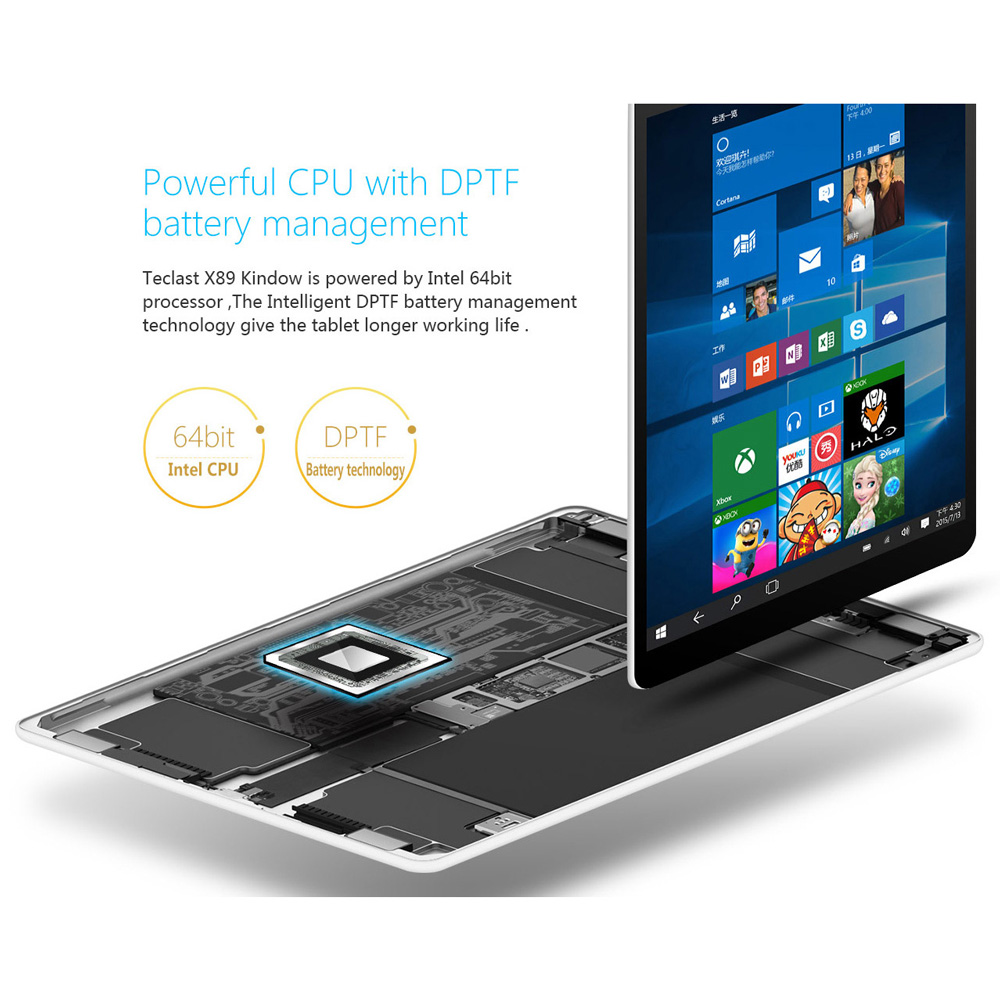 Teclast X89 Kindow Dual OS Windows 10 Android 4.4 32GB 7 
