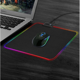 iAhead Gaming Mouse Pad XL RGB LED 300 x 900 x 4 mm - RGB-01/FGD-02 - Black - 4