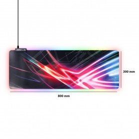 TaffGO Gaming Mouse Pad Illuminated LED RGB 800x300x4mm - RGB-03 - 8