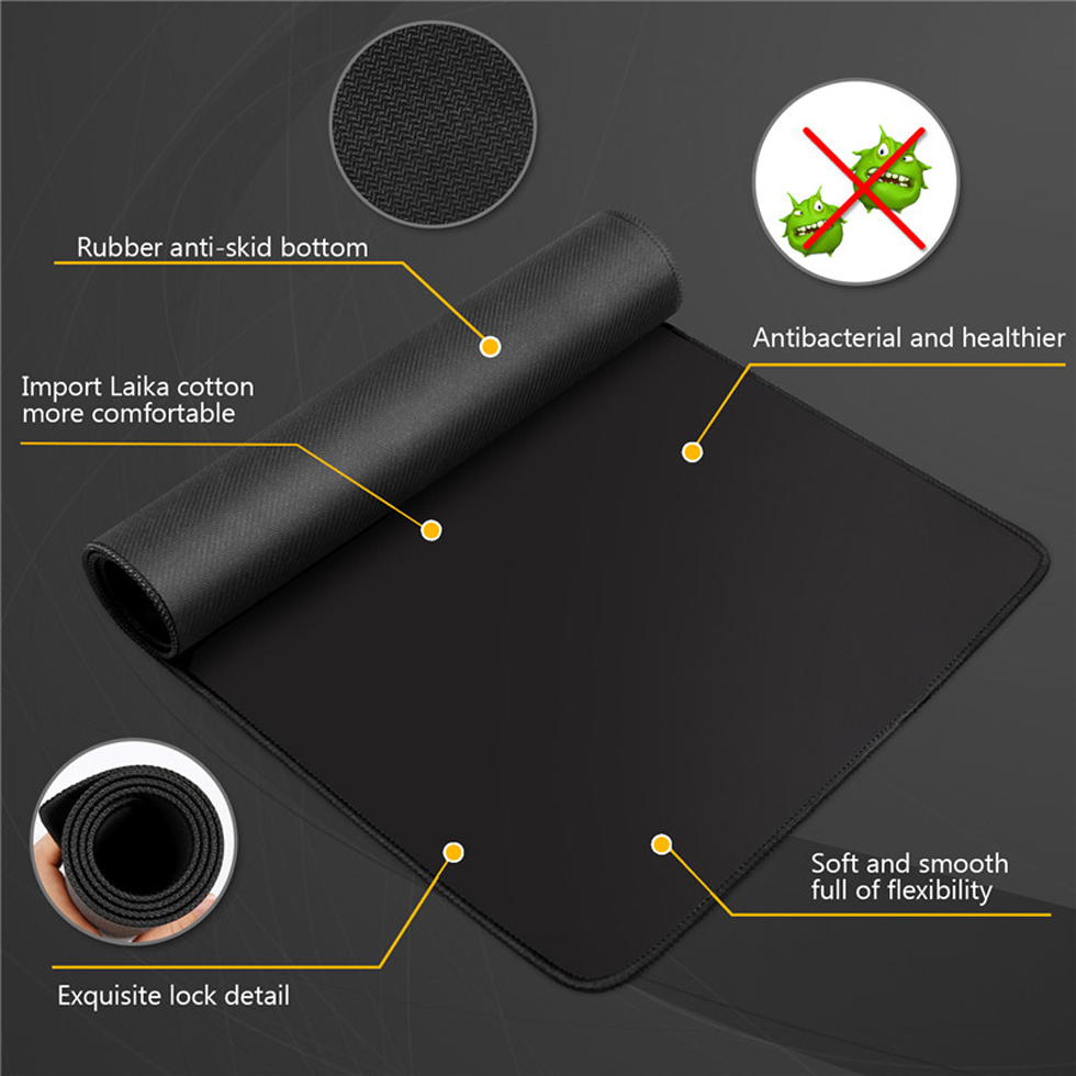 Gambar produk OLEVO Gaming Mouse Pad XL Desk Mat 800 x 300 x 2 mm - RO55
