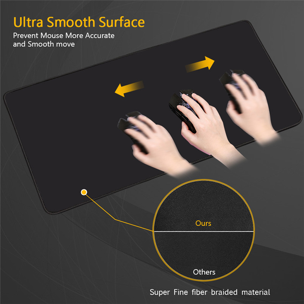 Gambar produk OLEVO Gaming Mouse Pad XL Desk Mat 800 x 300 x 2 mm - RO55