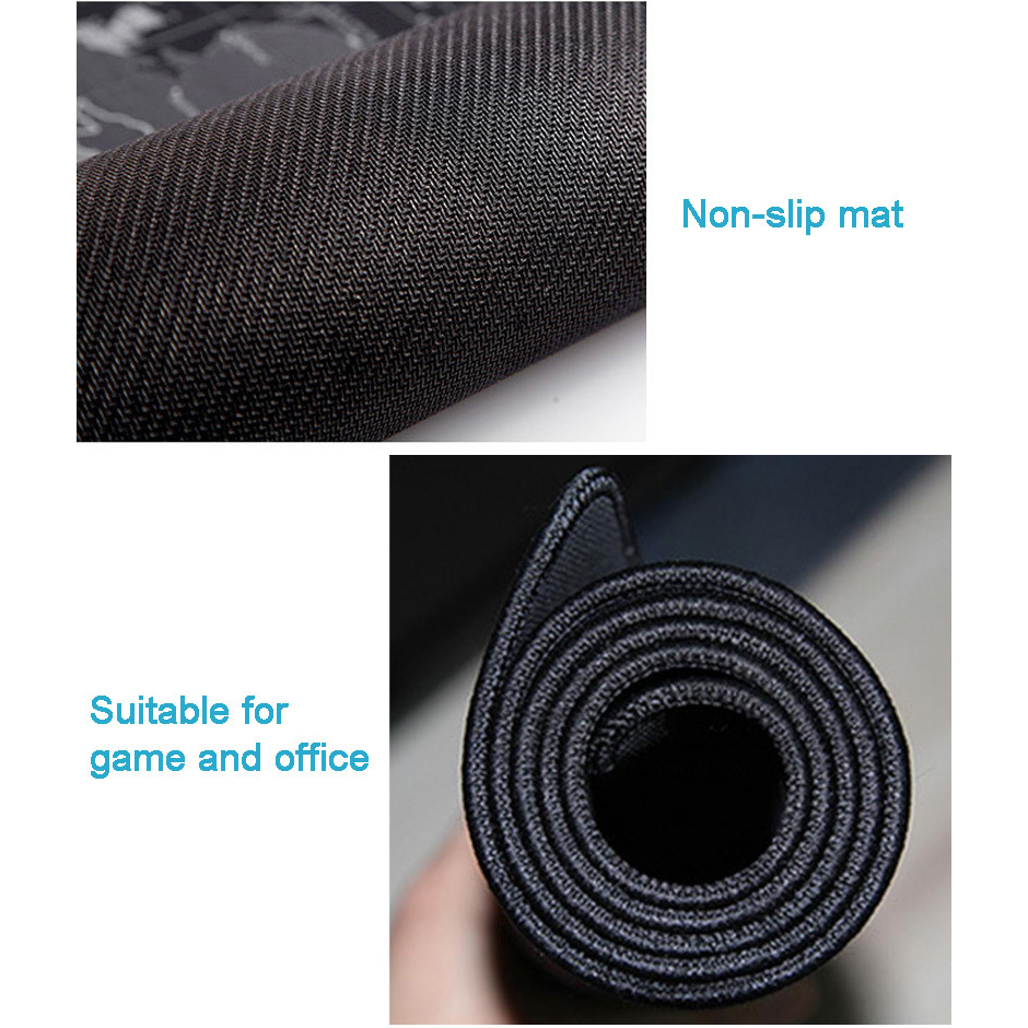 Gambar produk OLEVO Gaming Mouse Pad XL Desk Mat 800 x 300 x 2 mm - RO55