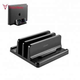 VAYDEER Stand Bracket Laptop Vertical Adjustable Holder 4 in 1 - SZ2S021 - Black