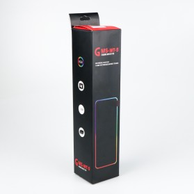 TaffGO Gaming Mouse Pad XL RGB LED 900 x 400 x 4 mm - GMS-WT5 - Black - 8