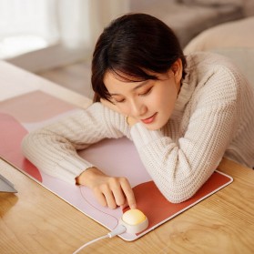 Sothing Desk Warmer Mouse Pad Penghangat Elektrik Low Energy - DSHJ-S-2108 - White - 2