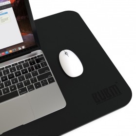 BUBM Office Mouse Pad Desk Mat Bahan Kulit 90x45cm - BGZD-RL - Black - 8