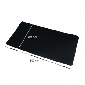Taffware Gaming Mouse Pad XL Desk Mat Polos 500 x 800 x 3 mm - MP001 - Black - 6