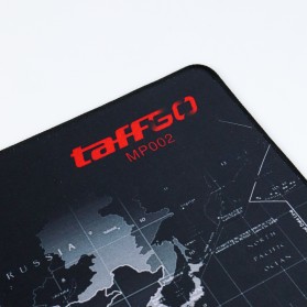TaffGO Gaming Mouse Pad XL Desk Mat Motif Peta Dunia 400 x 800 x 2 mm - MP002 - Black - 4