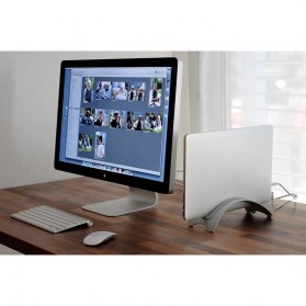 BookArc Stand Bracket Laptop - Silver - 3