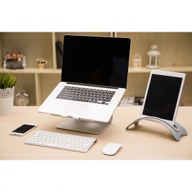 BookArc Stand Bracket Laptop - Silver - 7