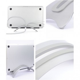 BookArc Stand Bracket Laptop - Silver - 8