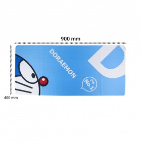 Gaming Mouse Pad XL Desk Mat Doraemon 400 x 900 mm - MP006 - Blue - 6